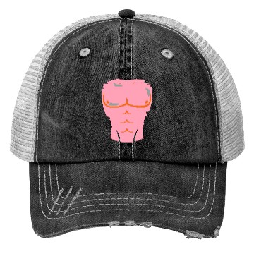 Discover chest muscle Trucker Hats