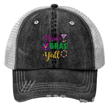 Discover Mardi Grass Y'All Trucker Hats