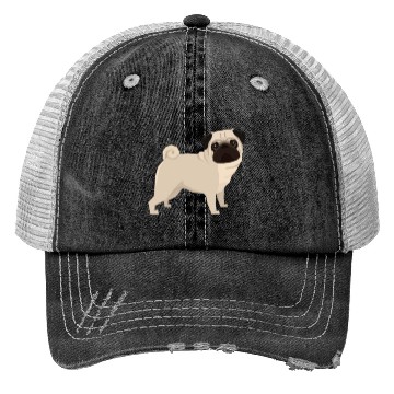 Discover Pug Trucker Hats