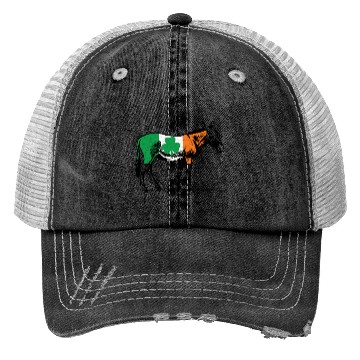 Discover Irish Flag Donkey Trucker Hats