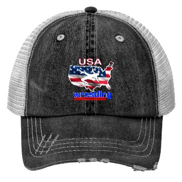 Discover USA Wrestling Trucker Hats
