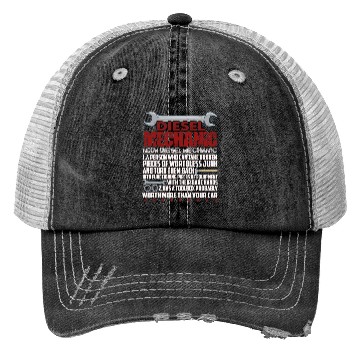 Discover Funny Diesel Mechanic Meaning Trucker Hats