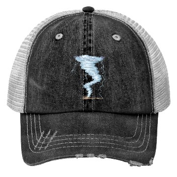 Discover Weather Tornado whirlwind Storm Hunter cool design Trucker Hats