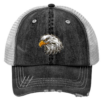 Discover Eagle head Trucker Hats