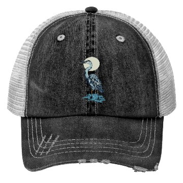 Discover Heron Moon Trucker Hats