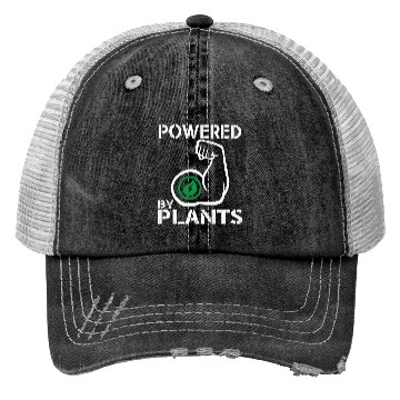Discover Vegan Powered By Plants - Strong Vegan Trucker Hats for