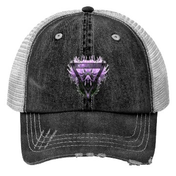Discover Creepy Intergalactic Triangle Thistle Trucker Hats