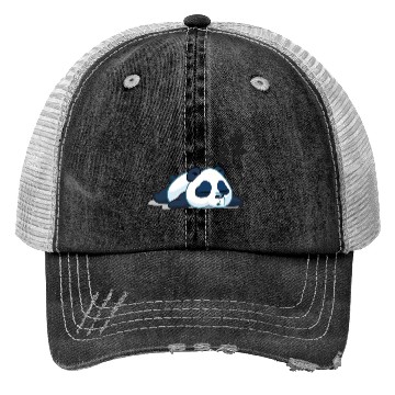 Discover Funny sleeping panda Trucker Hats