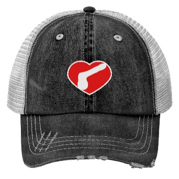 Discover logo i love heart gay gay cock lover penis big man Trucker Hats