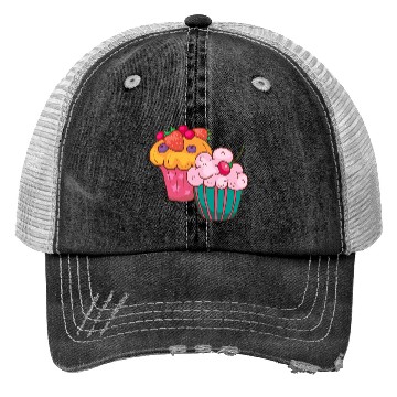 Discover Cupcake Muffin Bakery Cake Candy Sweets Cookie Trucker Hats