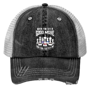 Discover Chess Move - BJJ and Jiu Jitsu Trucker Hats