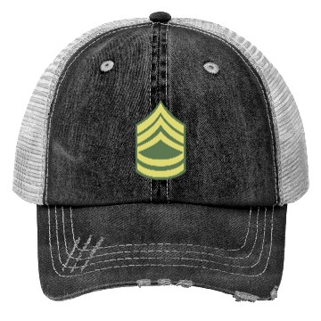 Discover Military uniform US Army Sergeant First Class SFC Trucker Hats