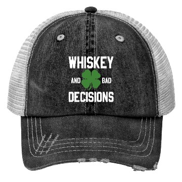 Discover Ireland Whiskey St Patricks Day Trucker Hats