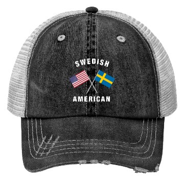 Discover Swedish American Flag Trucker Hats
