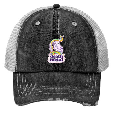 Discover Death Metal Unicorn Trucker Hats