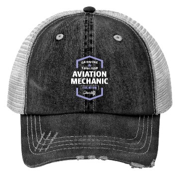 Discover Aviation Mechanic Trucker Hats