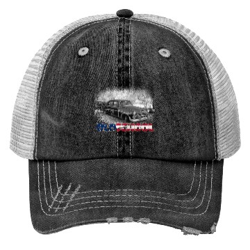 Discover oldschool us car Trucker Hats