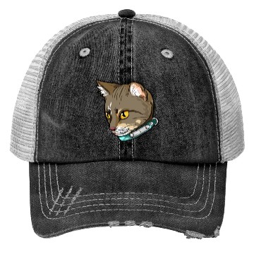 Discover Brazilian Shorthair Cat Face Love Sweet cool funny Trucker Hats