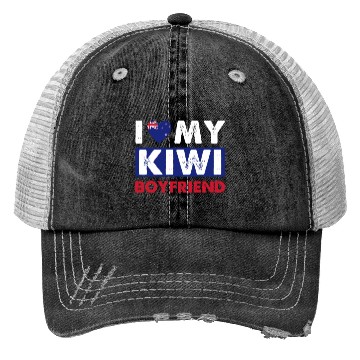 Discover Kiwi Boyfriend Love Trucker Hats