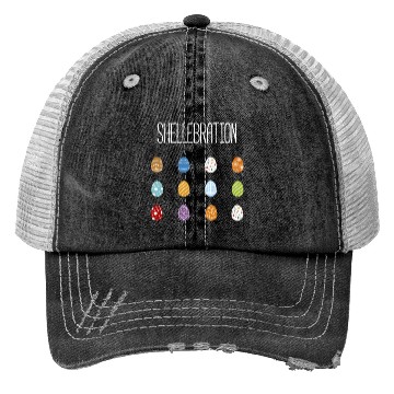 Discover Easter pun Easter egg celebration holiday Trucker Hats