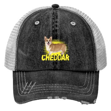 Discover Cheddar Corgi Dog Brooklyn Nine Nine B99 Trucker Hats