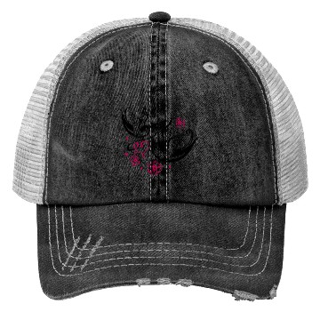Discover Sakura Cherry Blossom Swallow Birds Spring Flowers Trucker Hats