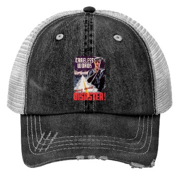 Discover Careless Words WW2 Canadian Navy Trucker Hats