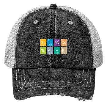 Discover science teacher funny periodic table Trucker Hats