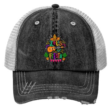 Discover Cinco De Mayo Cactus Sombrero Fiesta Guitar Funny Trucker Hats