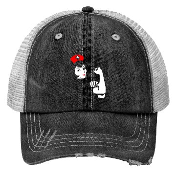 Discover Strong Woman Nurse Funny Gift Trucker Hats