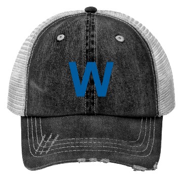 Discover Chicago Blue W Trucker Hats