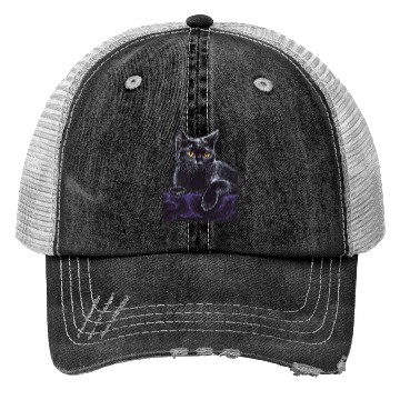 Discover black cat Trucker Hats