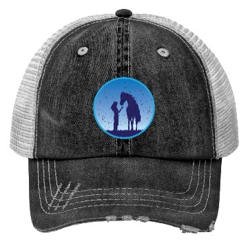 Discover Horse and Girl Trucker Hats