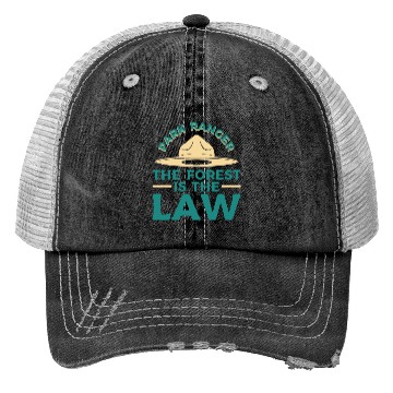 Discover Park Ranger Law Gift Trucker Hats