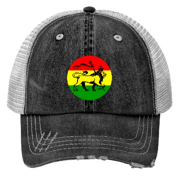 Discover RASTA CONQUERIN LION Trucker Hats