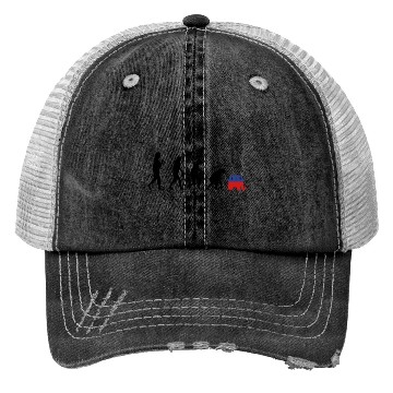Discover Evolution Backward Republicans election campaign Trucker Hats