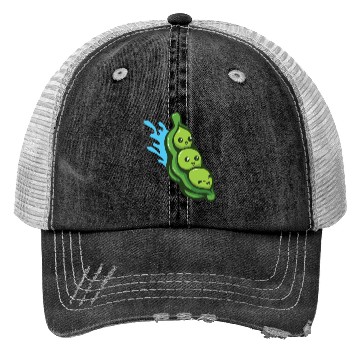 Discover Peas Surfing Trucker Hats
