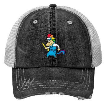 Discover UNICORN ELECTRICIAN Electricity Lineman Wire Trucker Hats