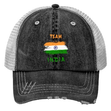 Discover Team India Design / Gift New Delhi Calcutta Trucker Hats