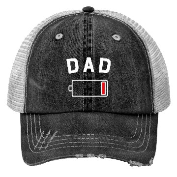 Discover DAD LOW BAT Trucker Hats