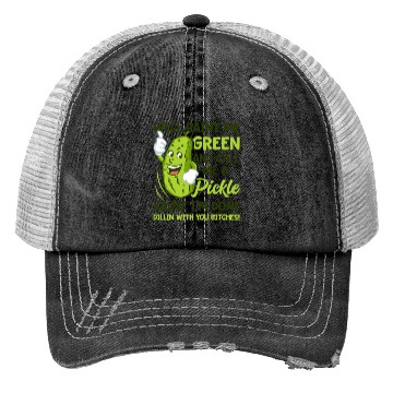Discover Paint Me Green And Call Me A Pickle Bitches Funny Trucker Hats
