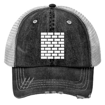 Discover Brick stone wall Trucker Hats