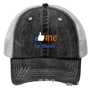 Discover like me on facebook Trucker Hats