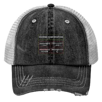 Discover Funny Computer Programmer Programming Languages Trucker Hats