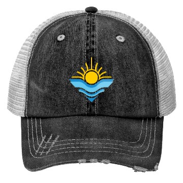 Discover Sun Sea Trucker Hats