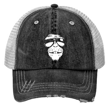 Discover monkey funky gorilla Trucker Hats