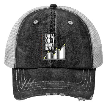 Discover Data Nerd Behavior Analyst Statistics Scientist Trucker Hats