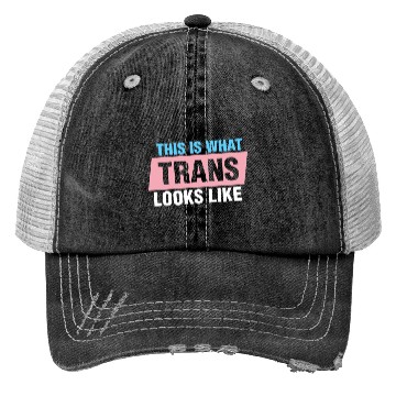 Discover This is What Trans Looks Like Transgender Kindness Trucker Hats