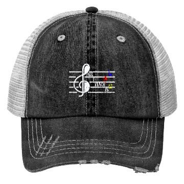 Discover Music Teacher Trucker Hats