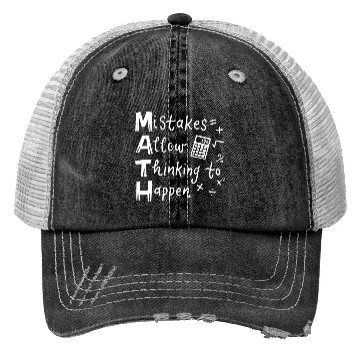 Discover Math Teacher Trucker Hats